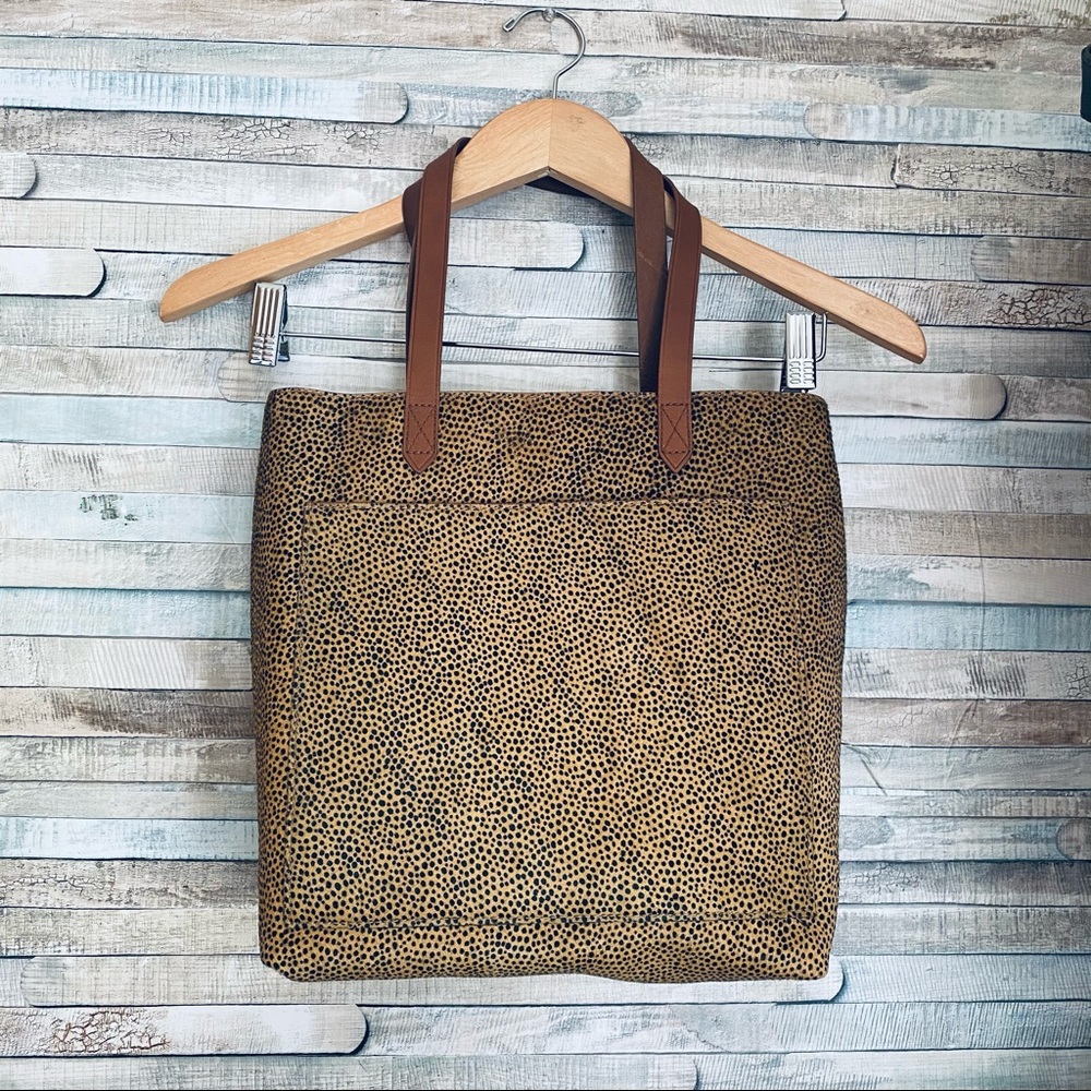 NWT Madewell Transport Medium Calf Hair Tote Bag